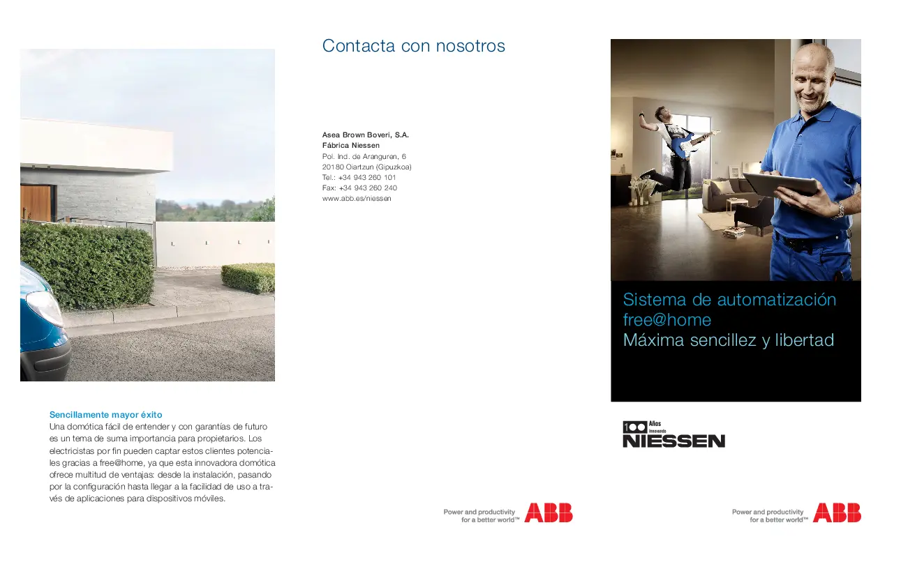 -Folleto de imagen B2B: ABB-free@home®